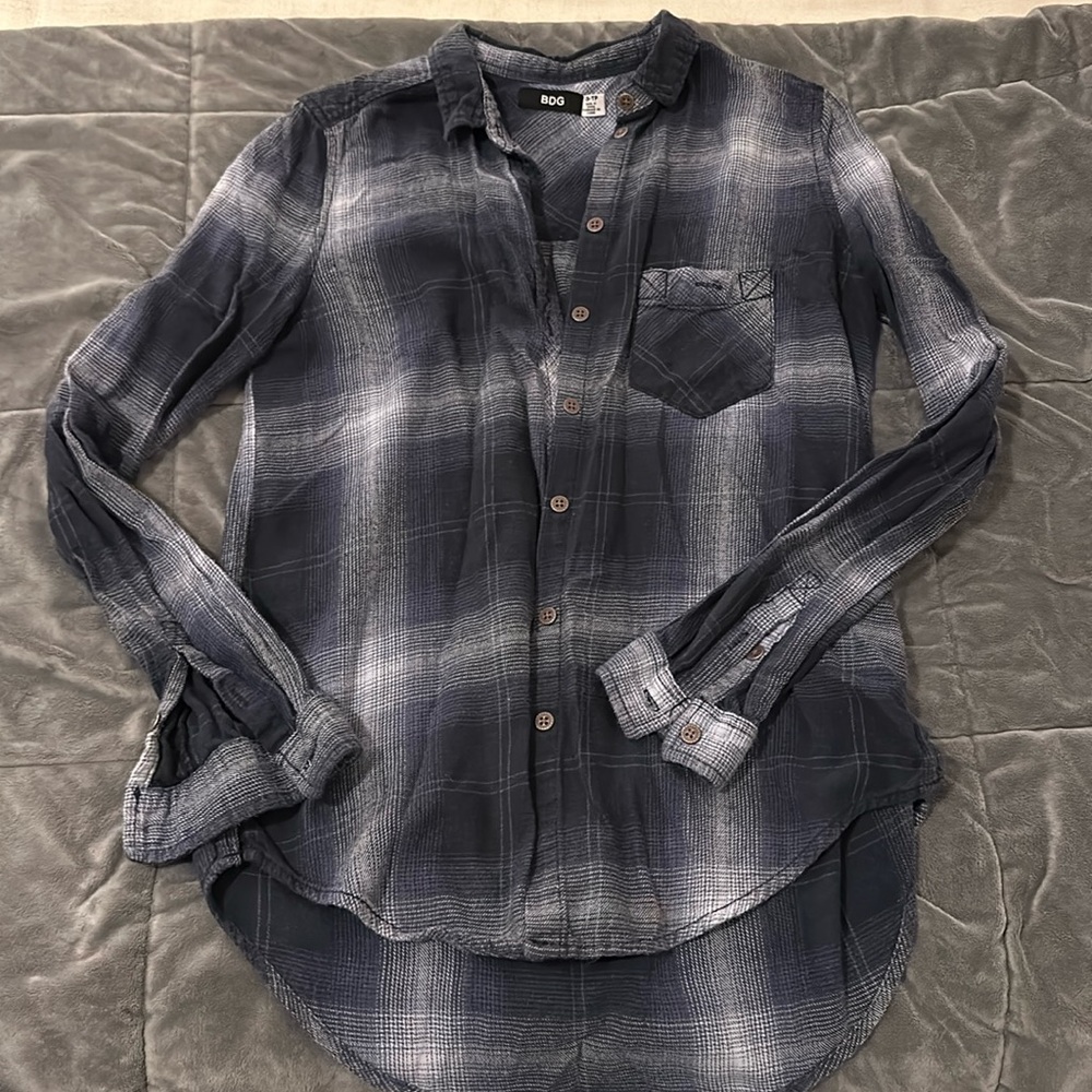 BDG soft blue flannel